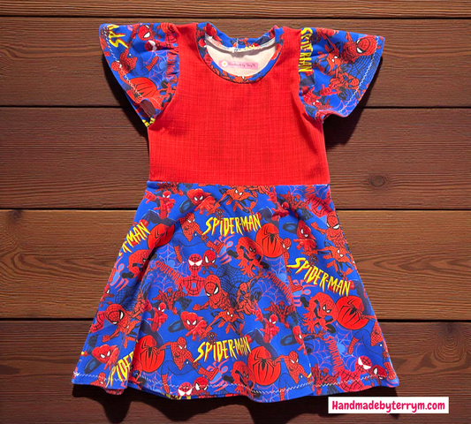 Spiderman Dress - Size 3