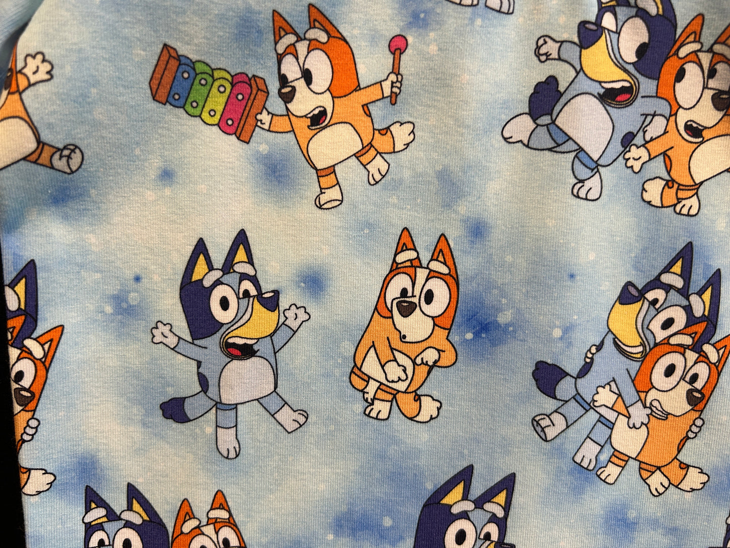 Blue Bluey Tshirt & Shorts Set - Size 1