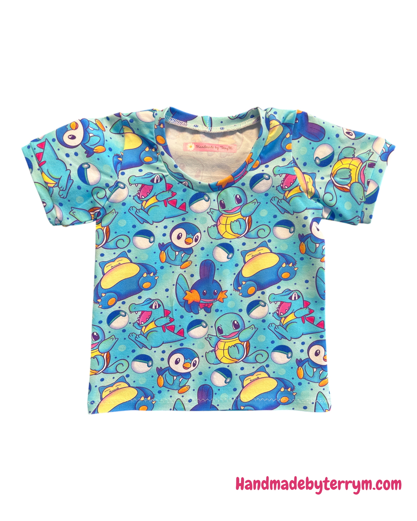 Blue Pokemon Tshirt & Shorts Set - Size 1