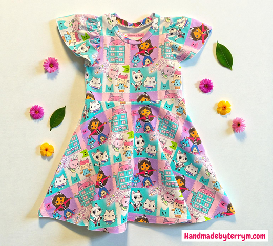 Patchwork Gabby Dress - Size 4