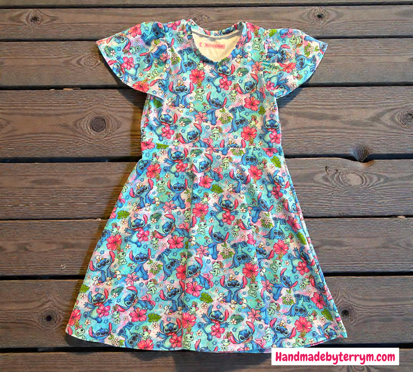 (1391) Cute Alien Dress - Size 7