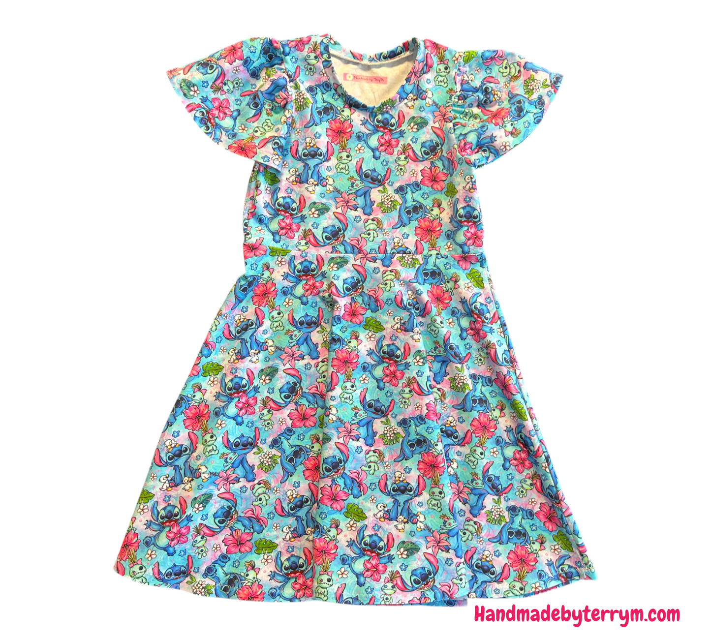 (1391) Cute Alien Dress - Size 7