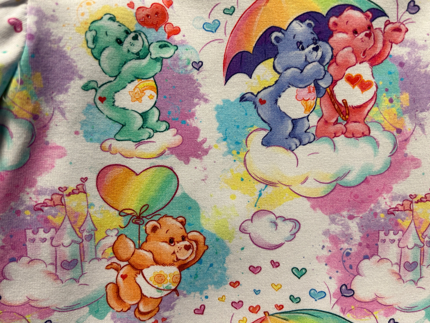 (1409) Colourful Bear Dress - Size 5