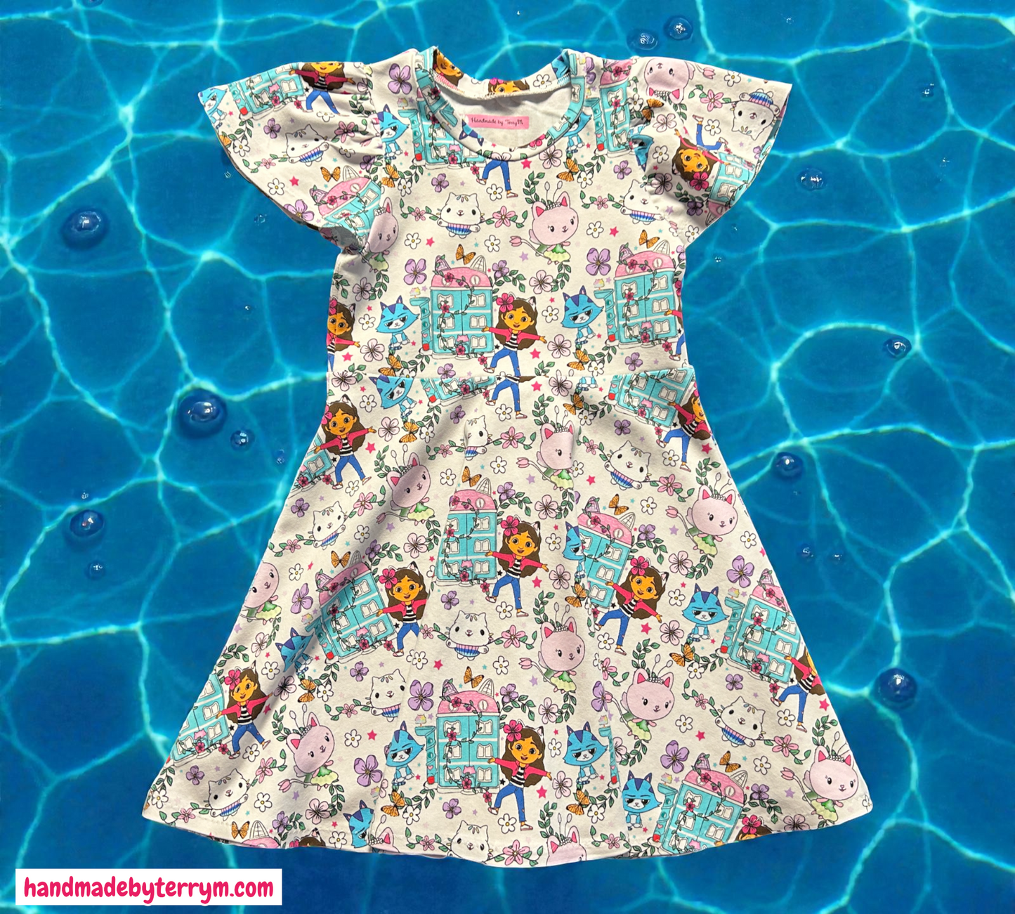 (1406) Cats Friend Dress - Size 5