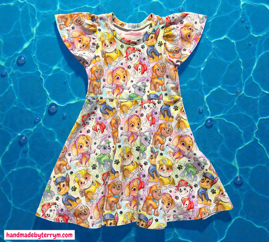 Puppies on Patrol Dress - Size 4