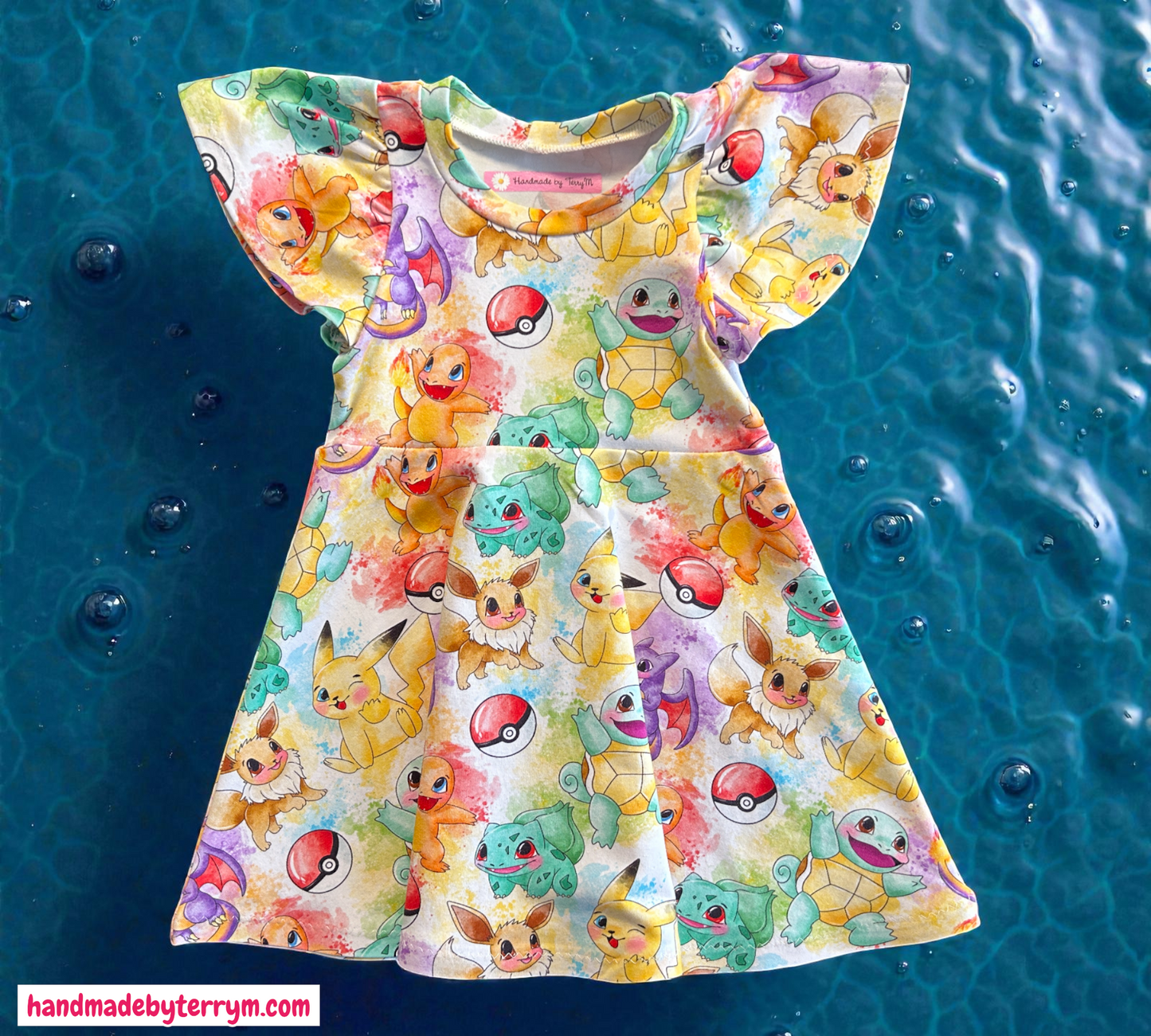 (1418) Poke Friends Dress - Size 1