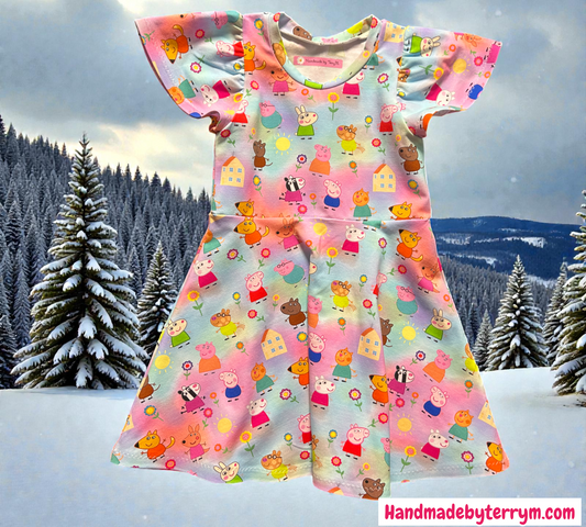 Peppa Dress  - Size 3
