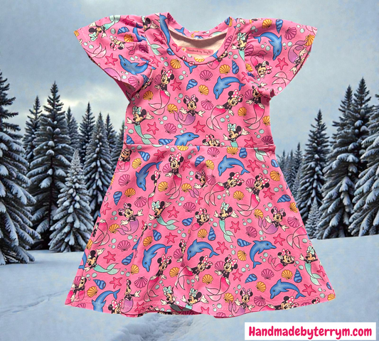 Mermaid Mouse Dress - Size 2