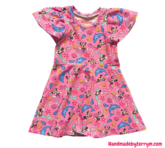 Mermaid Mouse Dress - Size 2