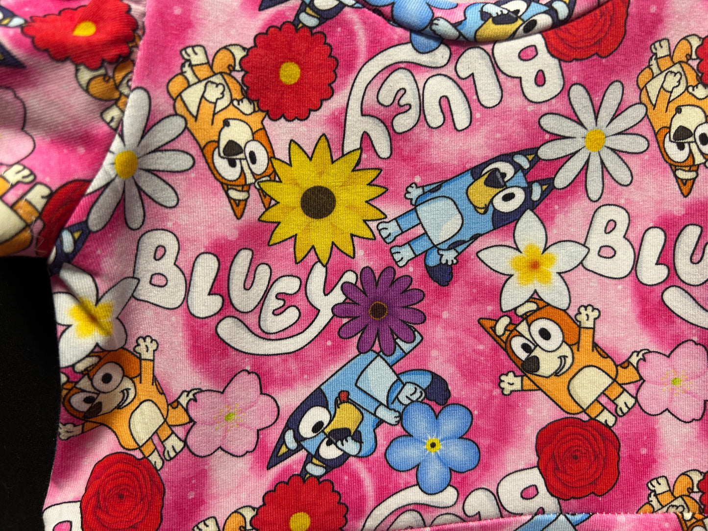 (1422) Blue Dog Dress - Size 2