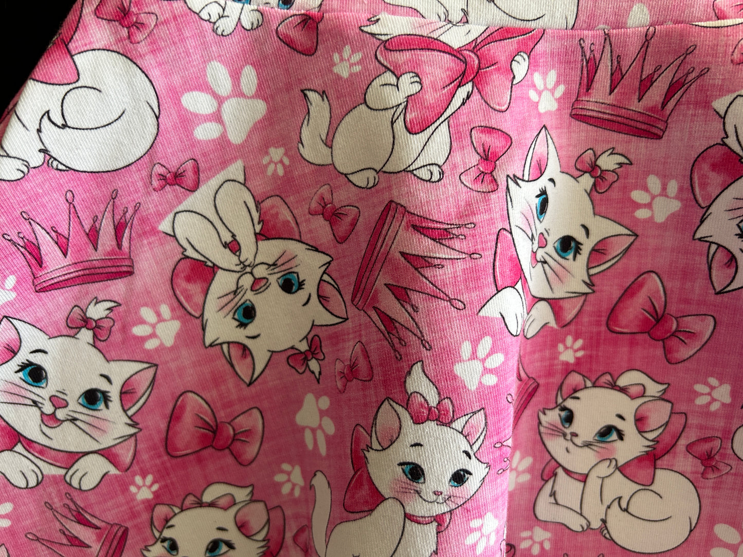 (1673) Sweet White Cat Dress - Size 1