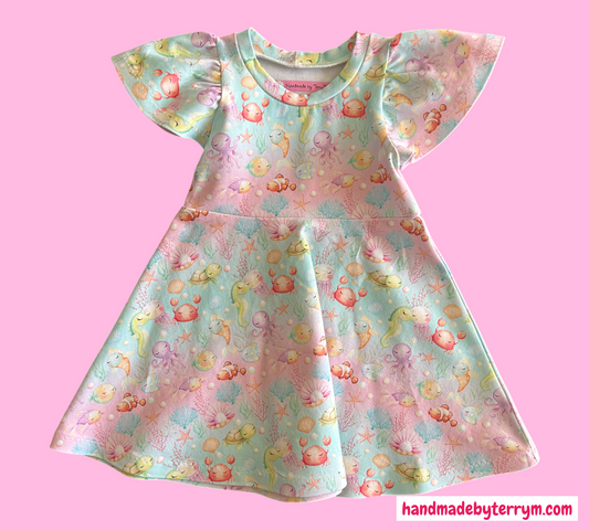 Under the Sea Dress- Size 1