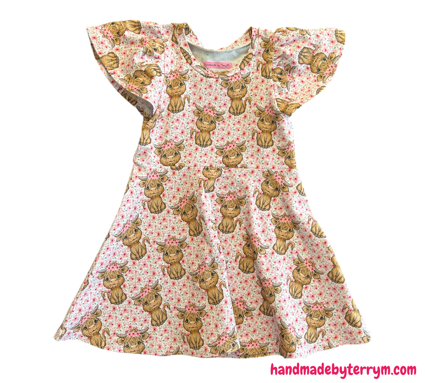 Highland Cow Dress - Size 2