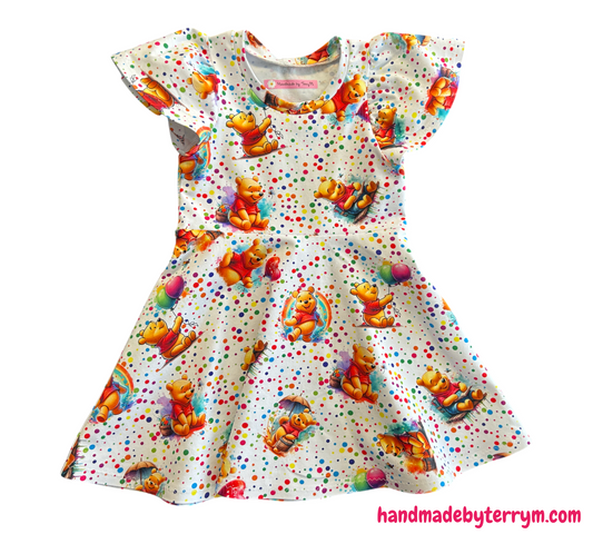 Cute Pooh Dress - Size 2