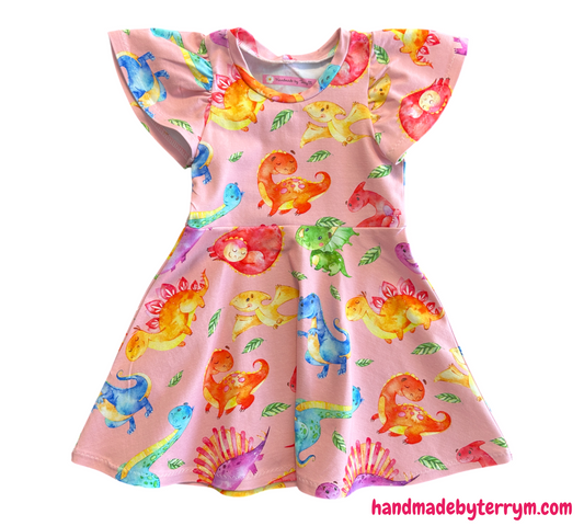 Dinosaur Dress - Size 2