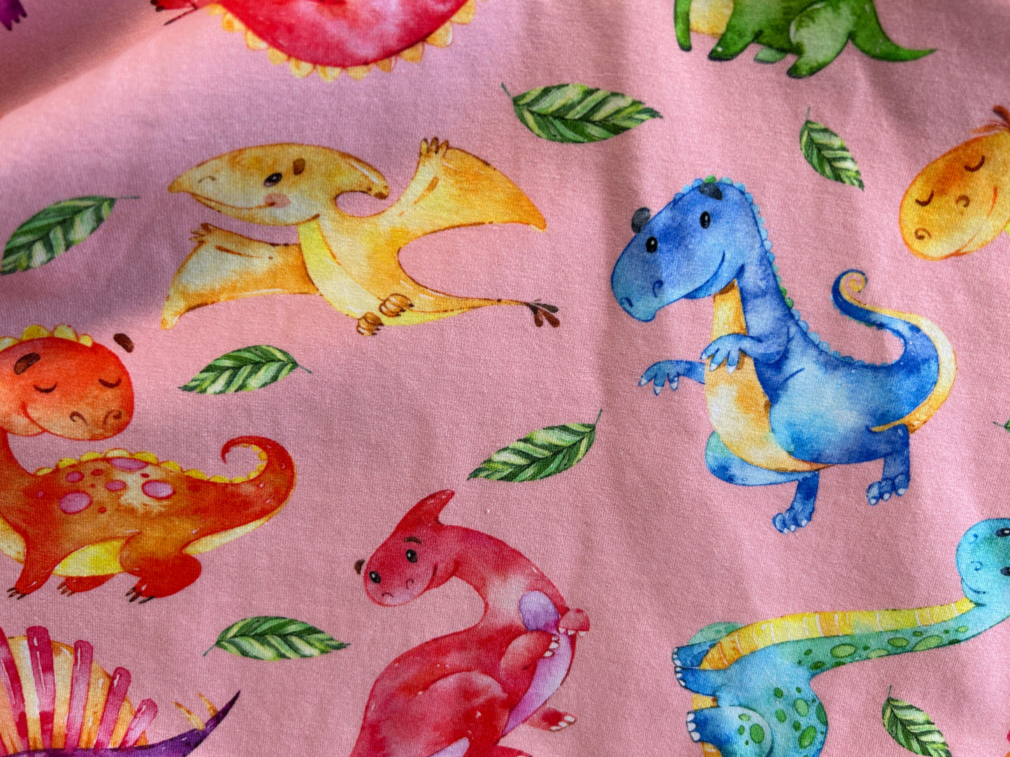 (1454) Dinosaur Dress - Size 2