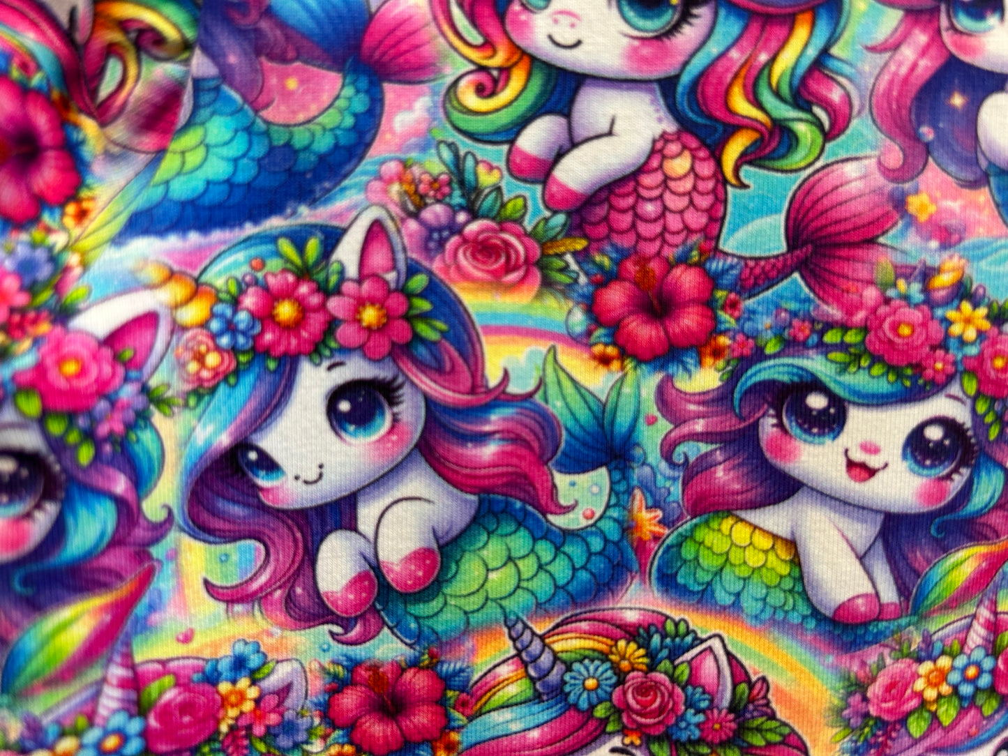 (1456) Mermaid Unicorn Dress - Size 2