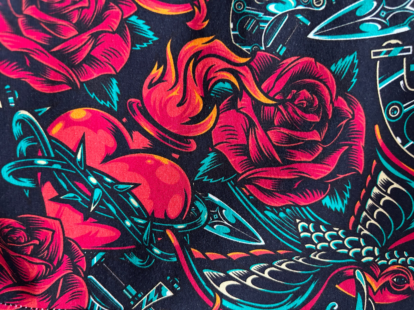 Rose & Swallow Dress - Size 3