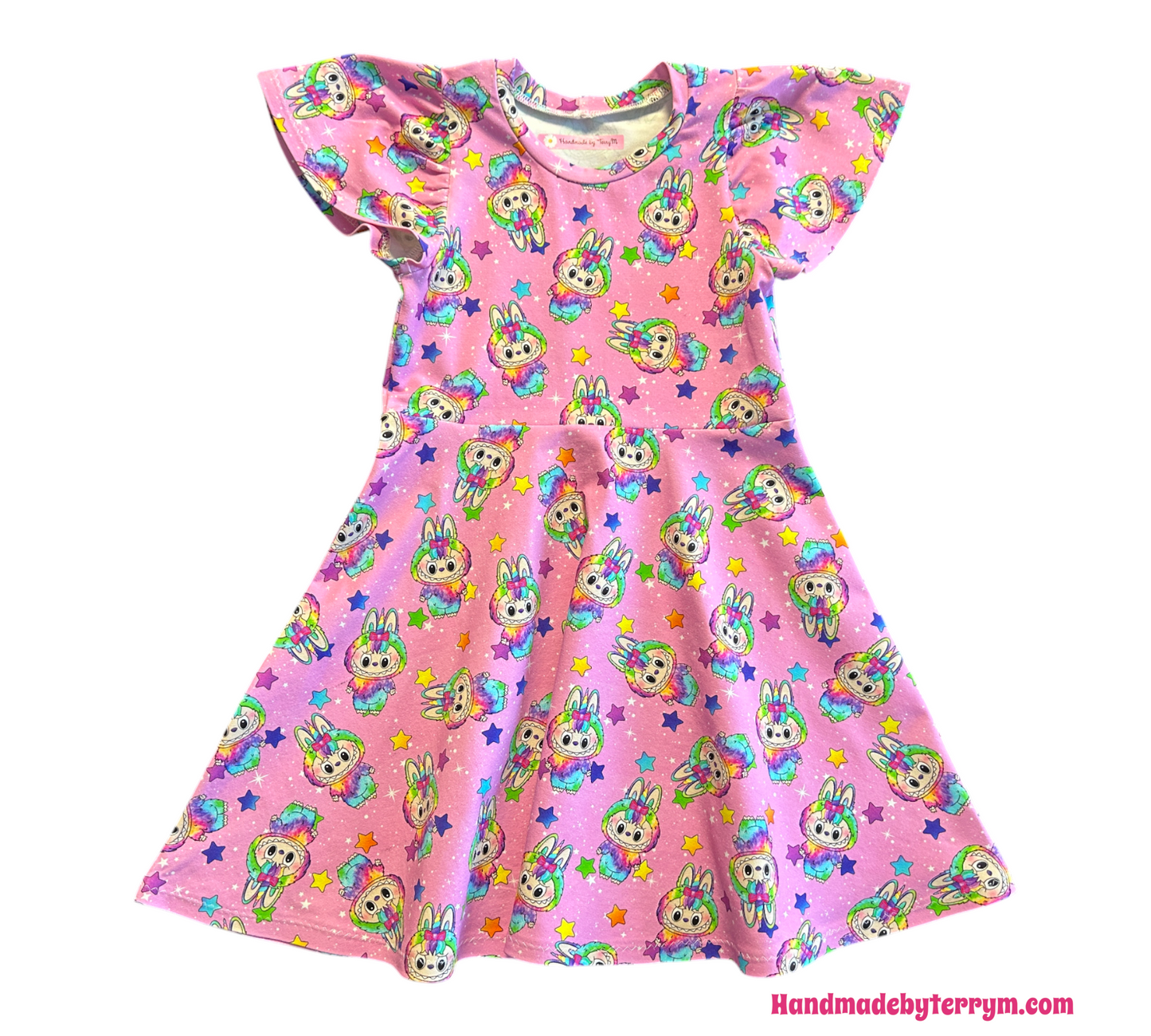 Pink Ugly Character Dress - Size 5