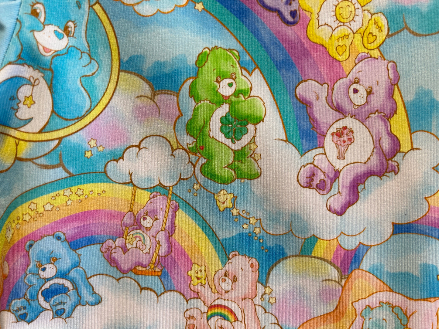 (1518) Colourful Bear Dress - Size 7