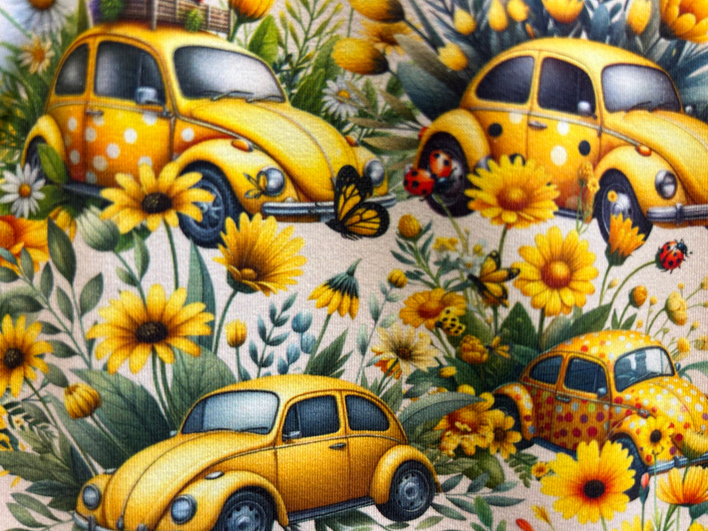 (1510) Yellow Beetle Dress - Size 6