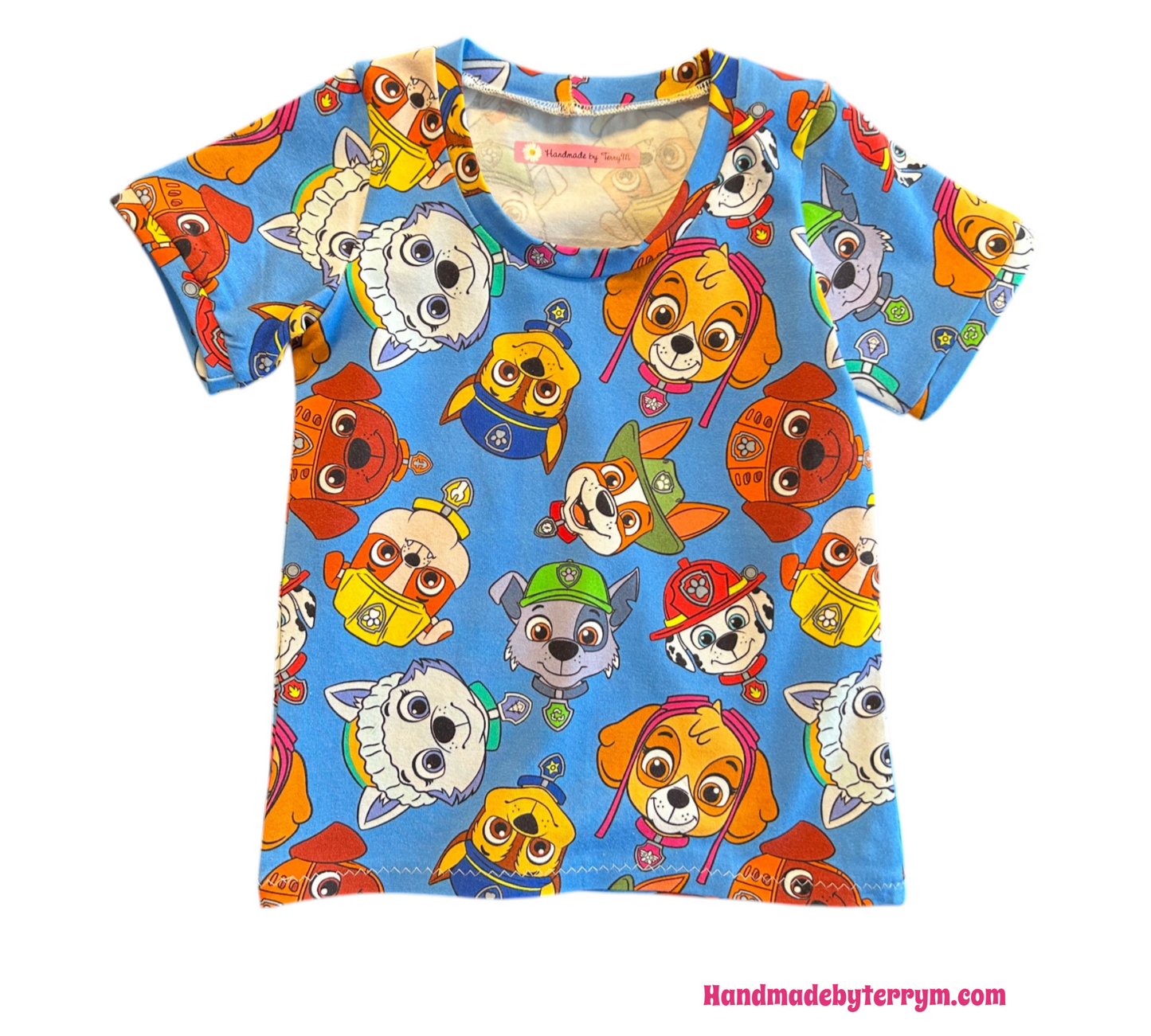 (1547) Pups T-Shirt & Shorts Set - Size 3