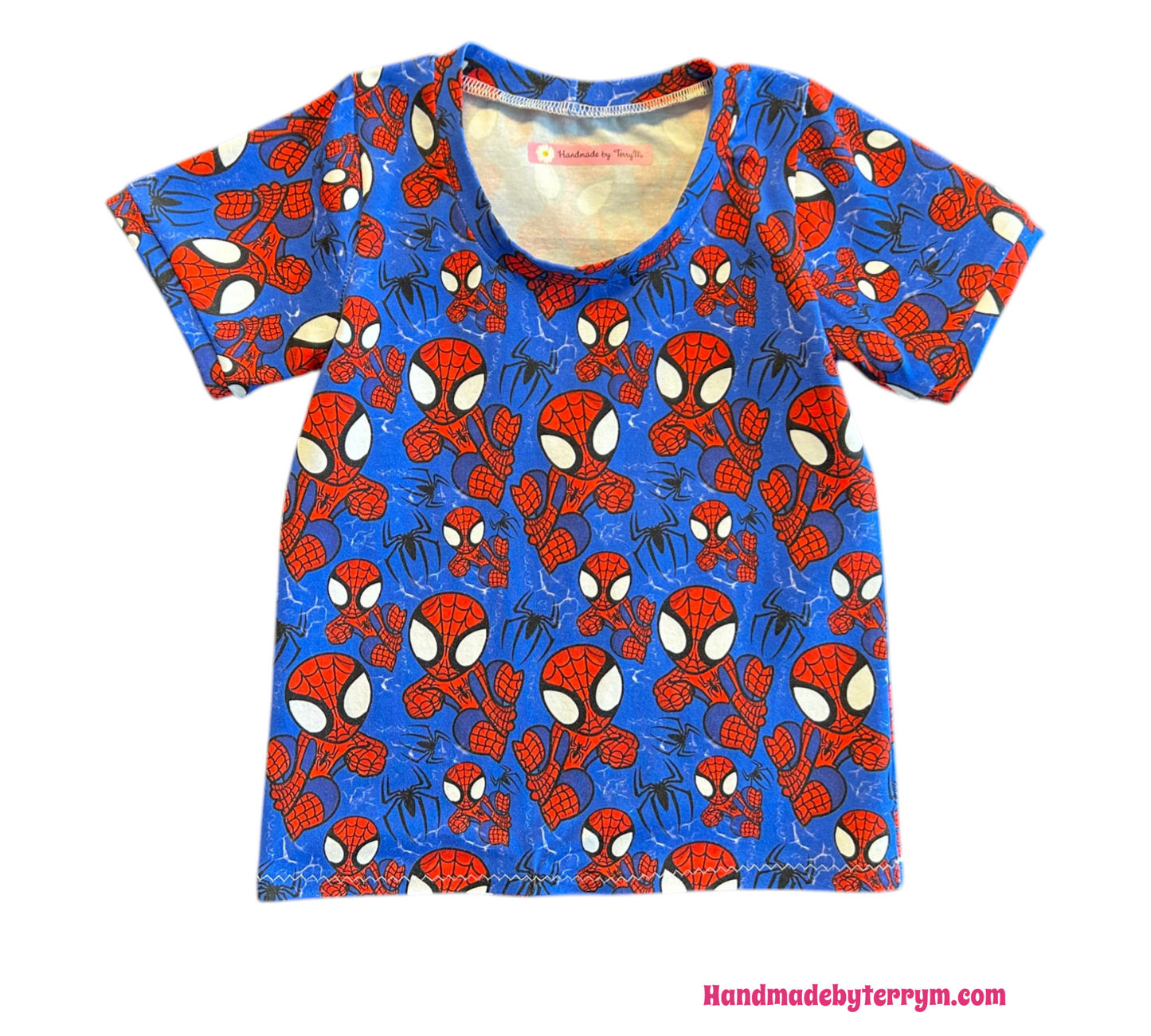 (1549) Spiderdude T-Shirt & Shorts Set - Size3
