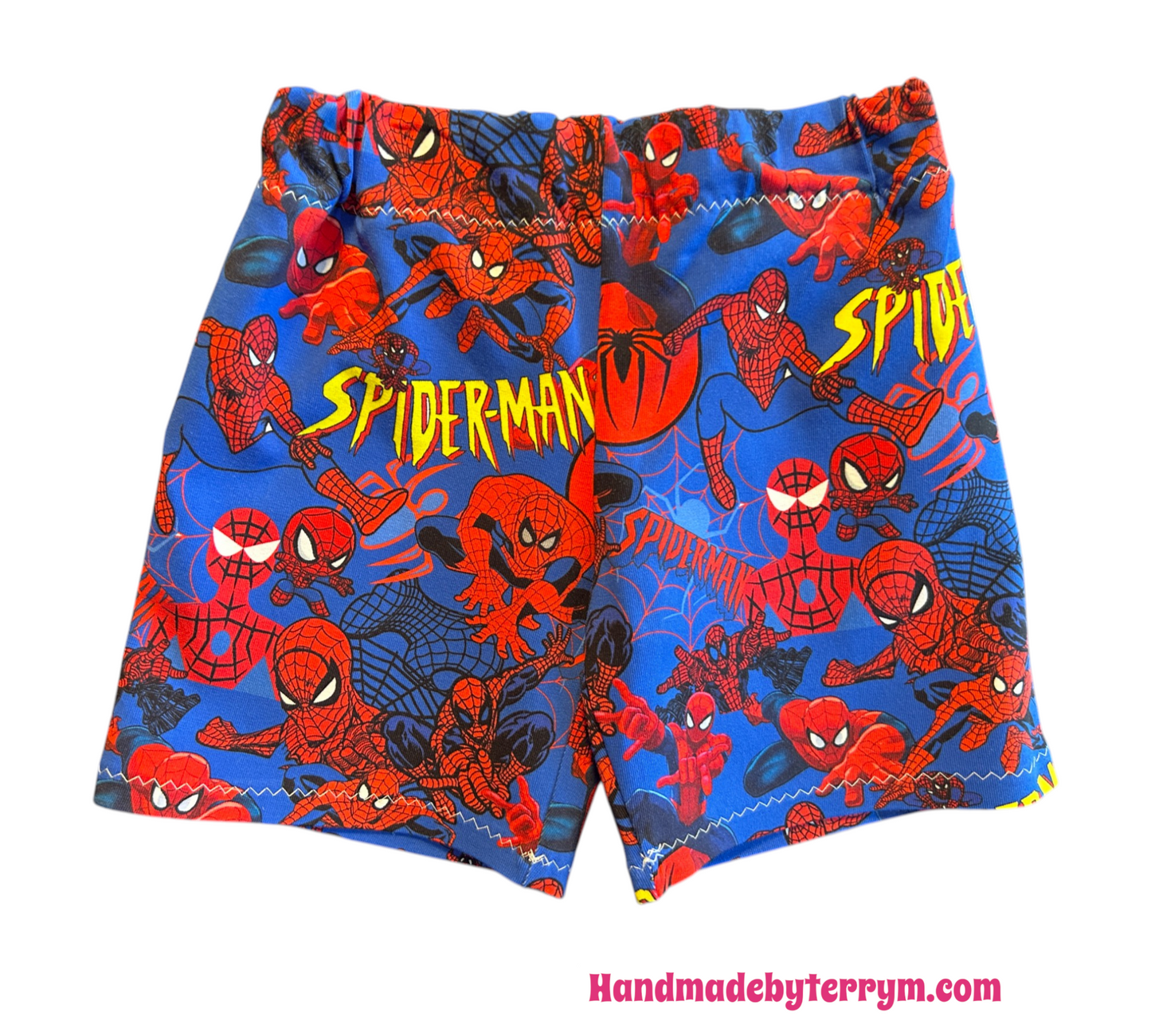 (1559) Spiderdude T-Shirt & Shorts Set - Size 1