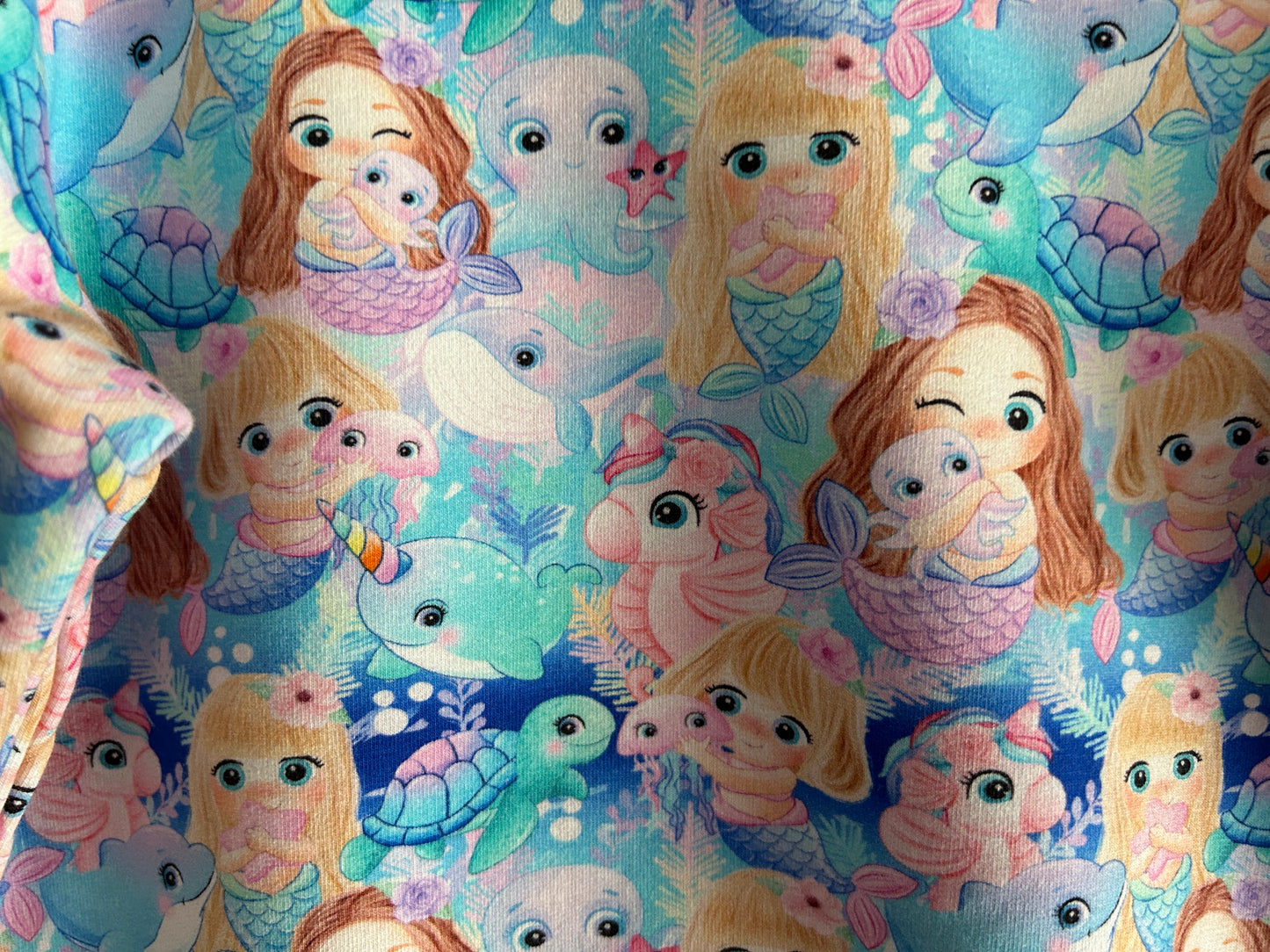(1593) Cute Mermaid Jumper - Size 2