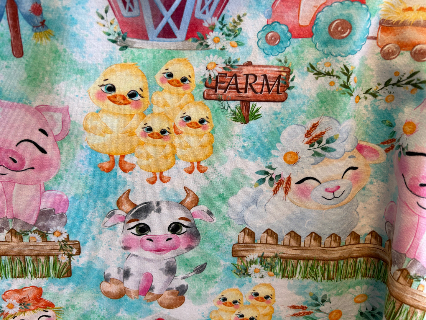 (1624) On the Farm Dress - Size 4