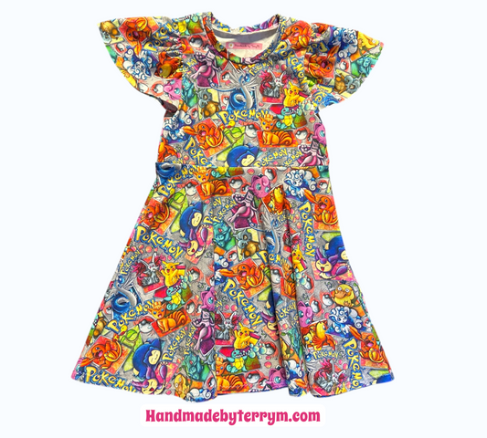 (1655) Poke Dress - Size 5
