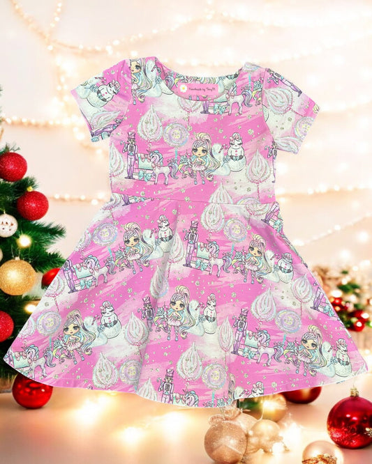 Christmas Princess Dress - Size 2