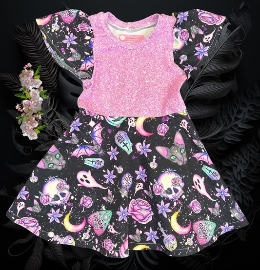 Pink Spooky Dress - Size 3