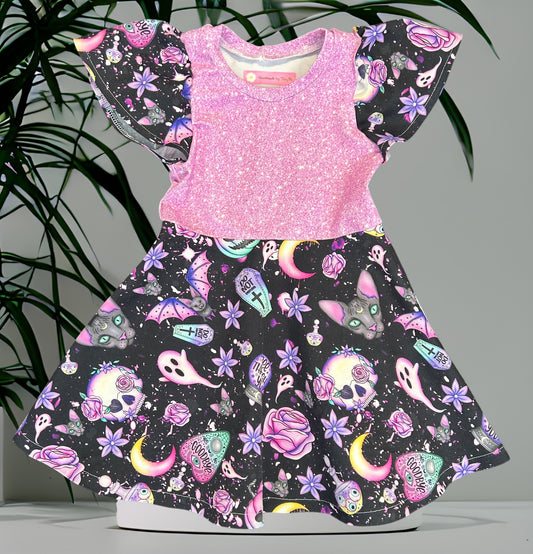 Pink Spooky Dress - Size 2