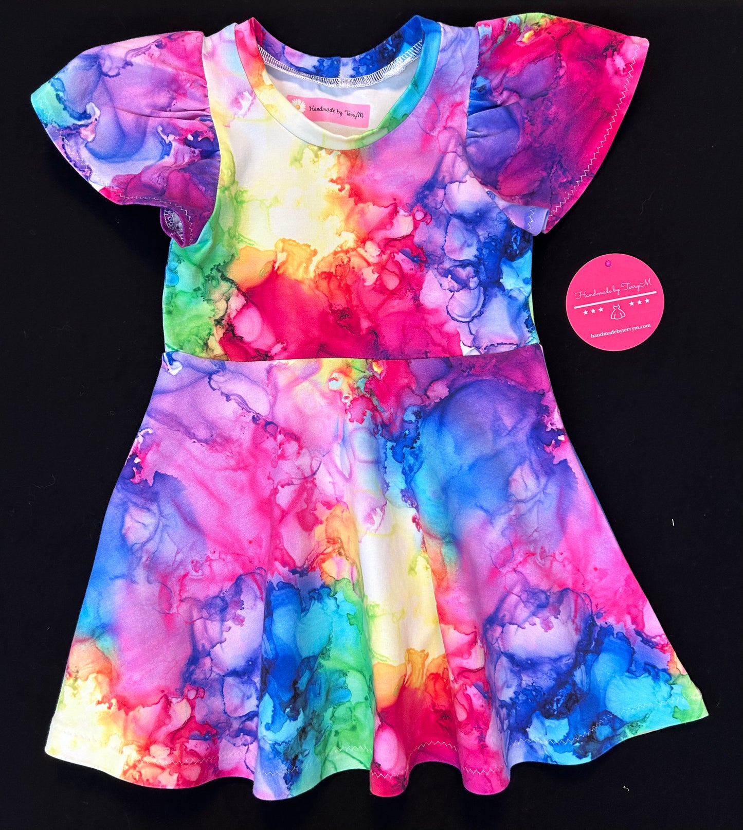 Water Colours Dress - Size 2