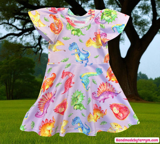 Dinosaur Dress - Size 2