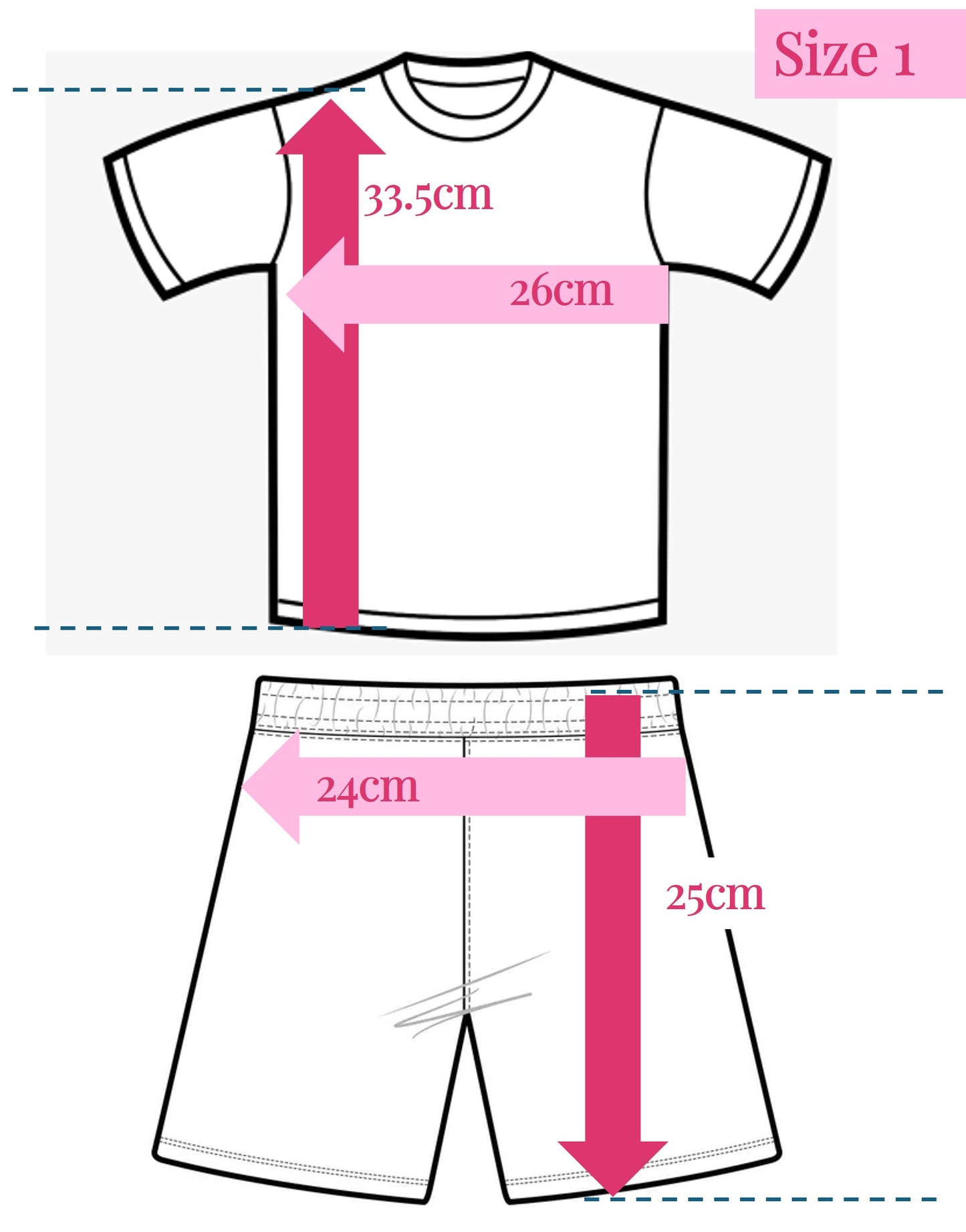 Spot Tshirt & Shorts Set - Size 1