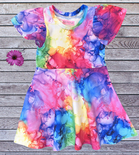 Water Colours Dress - Size 1