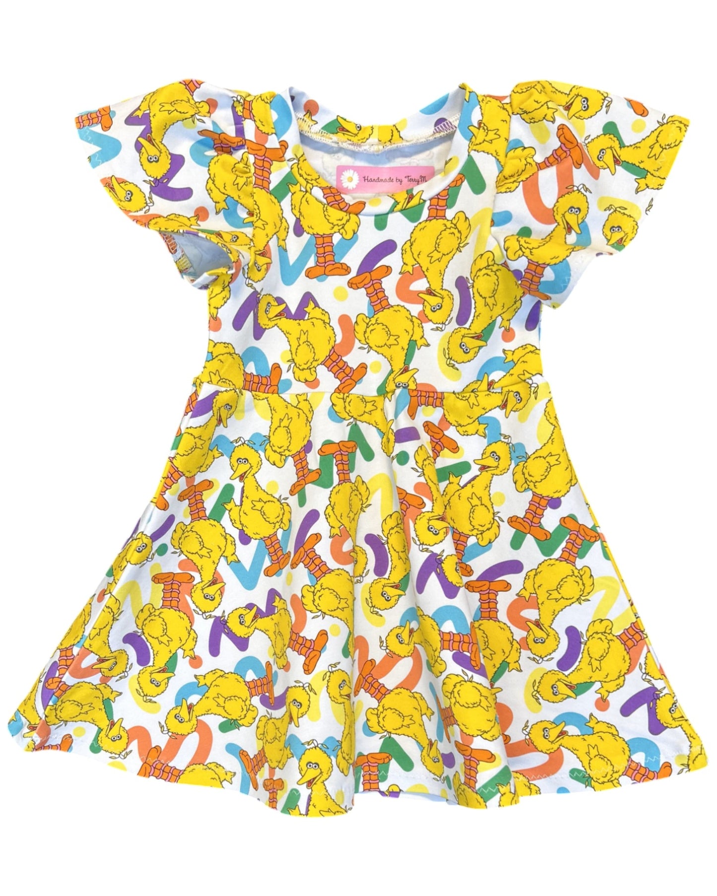 Big Yellow Bird Dress- Size 1