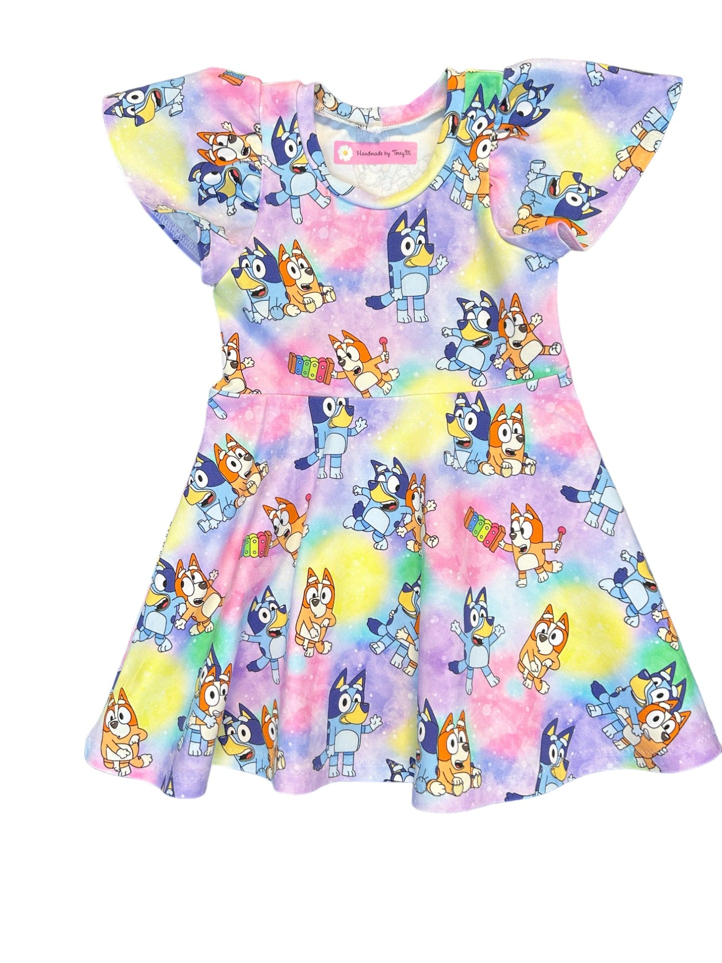 Blue Dog Dress - Size 2