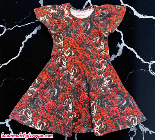 Rose & Dragon Dress - Size 5