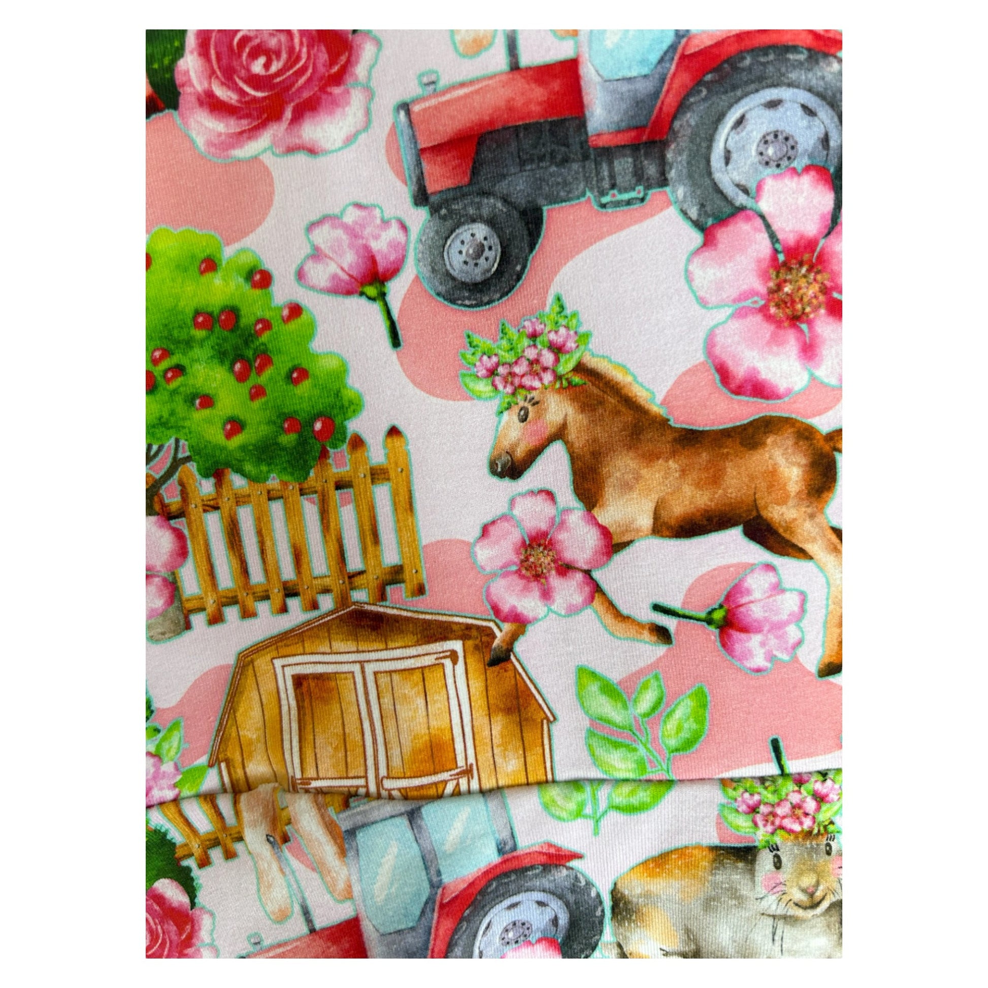 Farm animal girls dress – size 4
Handmade farm themed skater dress
