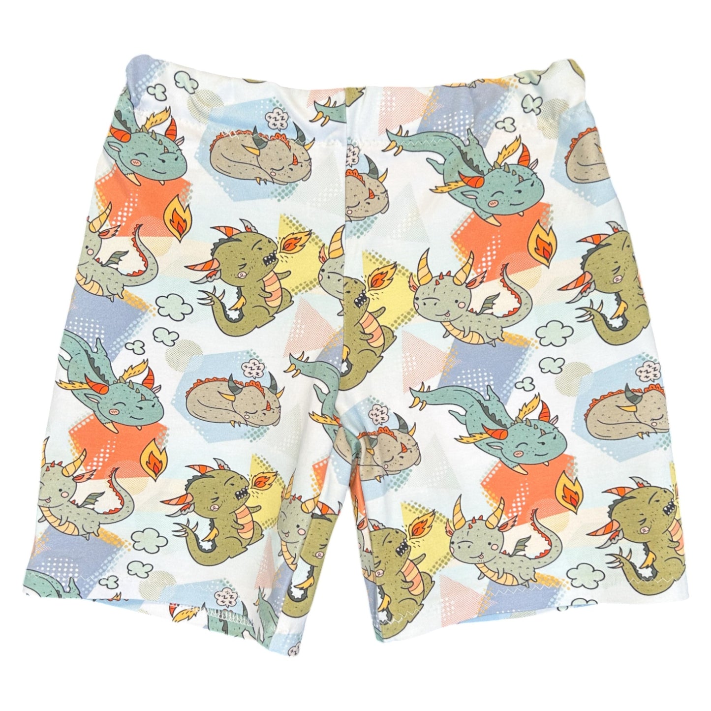 Fire dragon kids outfit – size 4
Handmade dragon T shirt and shorts set
