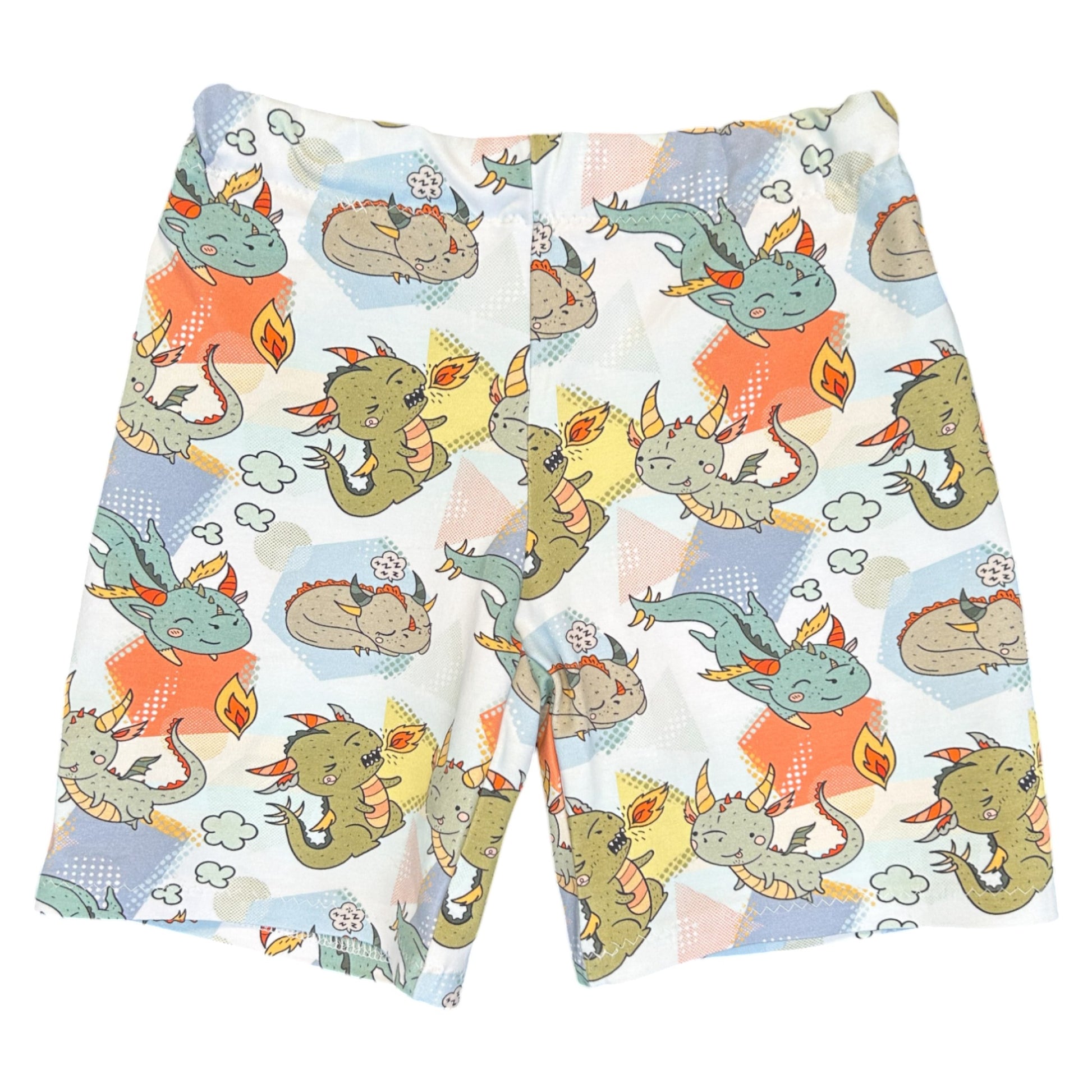 Fire dragon kids outfit – size 4
Handmade dragon T shirt and shorts set
