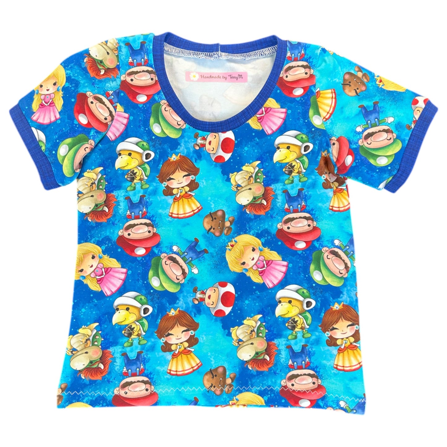 Cartoon baby outfit – size 1”
“Handmade character T shirt and shorts set”
