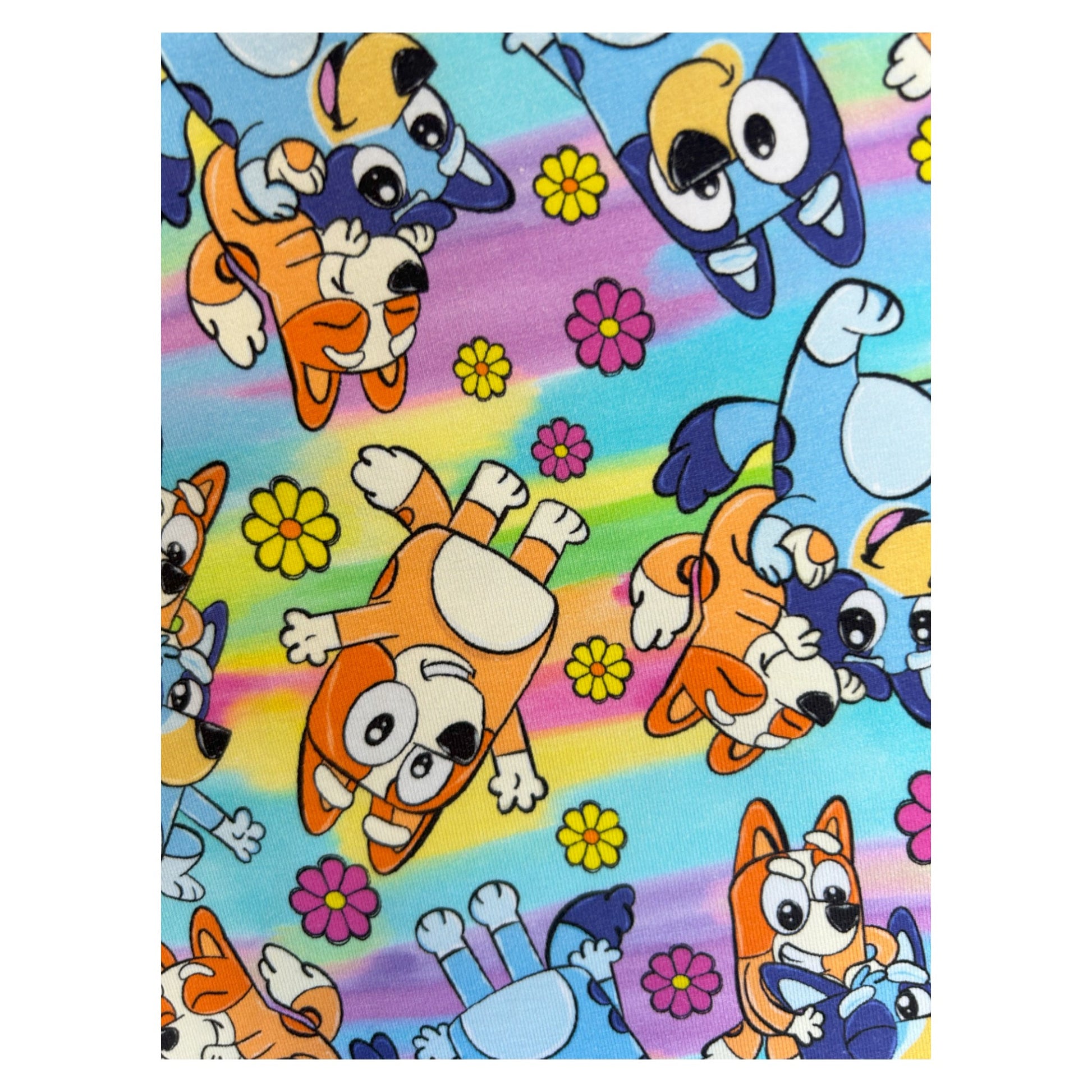 Blue dog kids outfit – size 3
Handmade dog T shirt and orange shorts set
