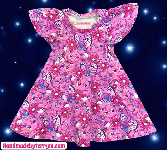 Pink Pokémon Dress - Size 1