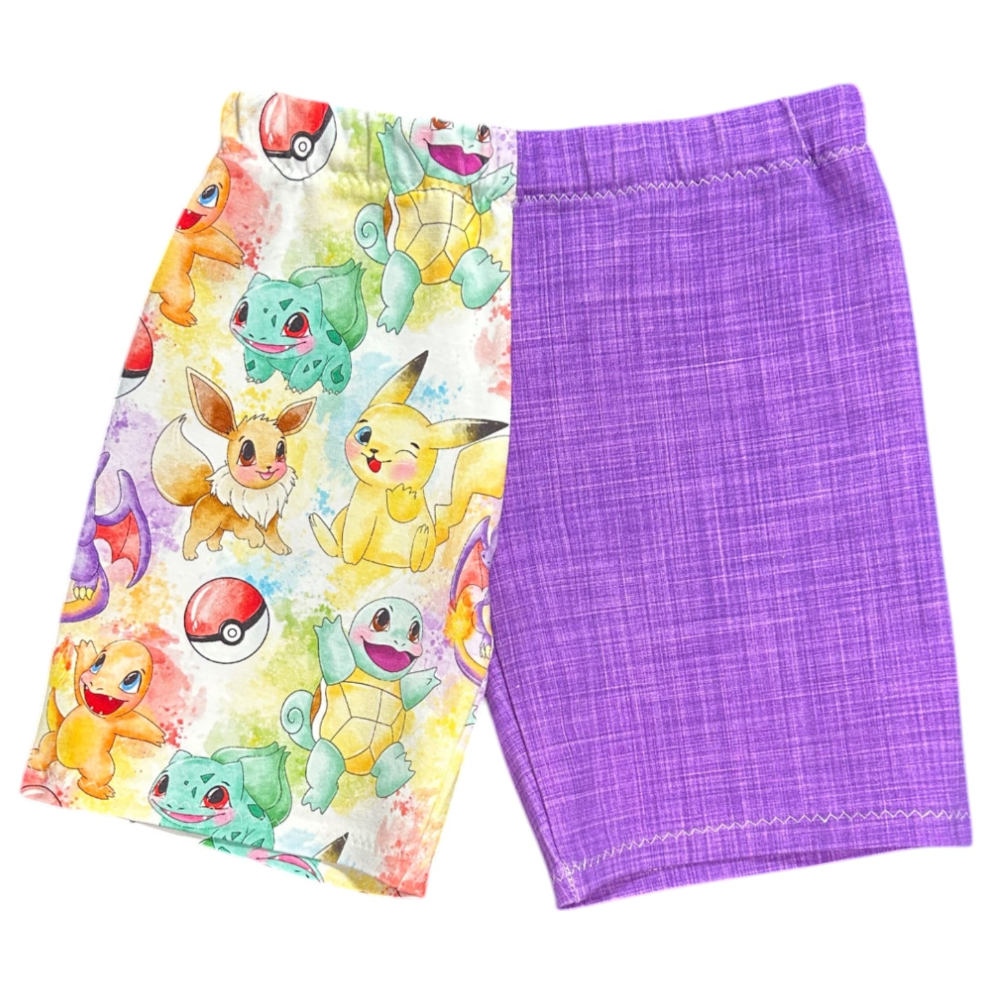Poke kids outfit – size 2
Handmade character T shirt and shorts set
