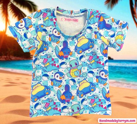 Blue Pokemon T-Shirt - Size 2