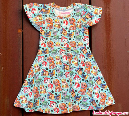 Puppies on Patrol Dress - Size 4